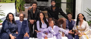 LeBron James and His Family